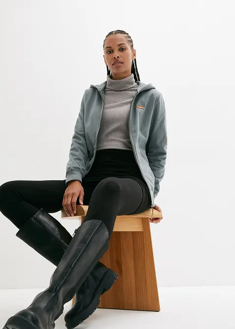 Munkjacka med luva i ren bomull, bonprix