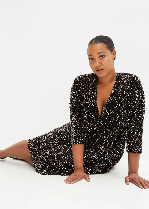 Paljettklänning, bonprix