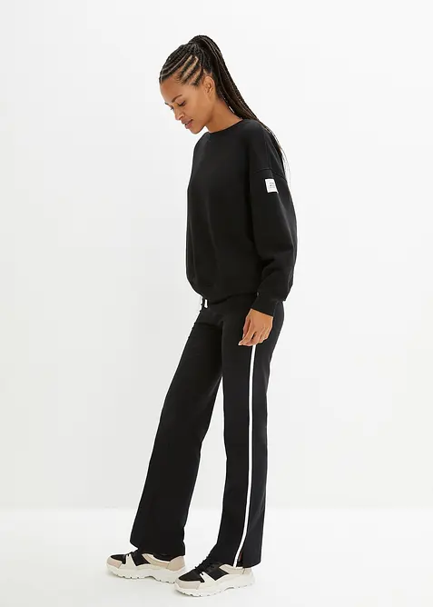 Jerseybyxa i bomull med stretch, bonprix