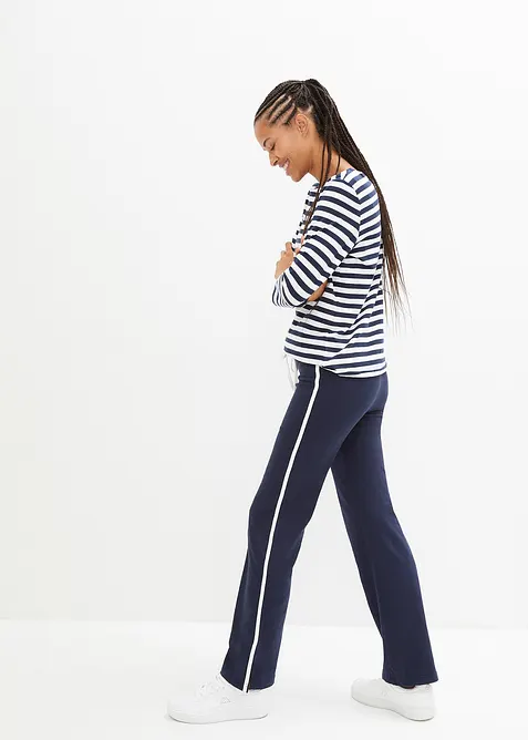 Jerseybyxa i bomull med stretch, bonprix