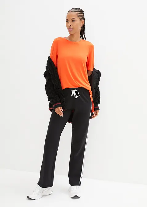 Trikåbyxa av ren bomull, bonprix