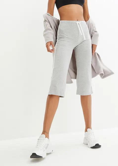 Capribyxa i bomullsstretch (2-pack), bonprix