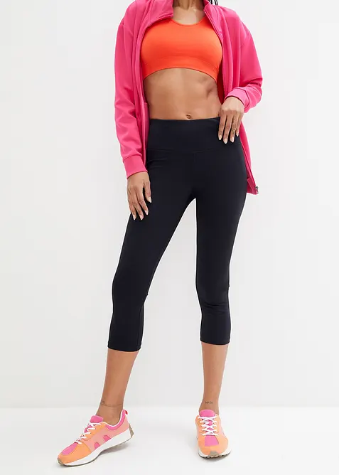 3/4-sportleggings med ficka, bonprix