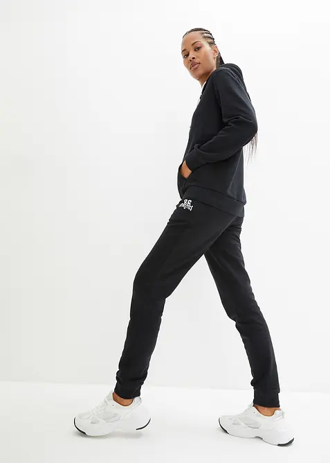 Joggingdräkt i bomullsmix (2 delar), bonprix