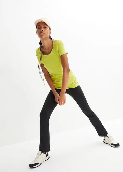 L&aring;ng topp med texttryck (2-pack), bonprix