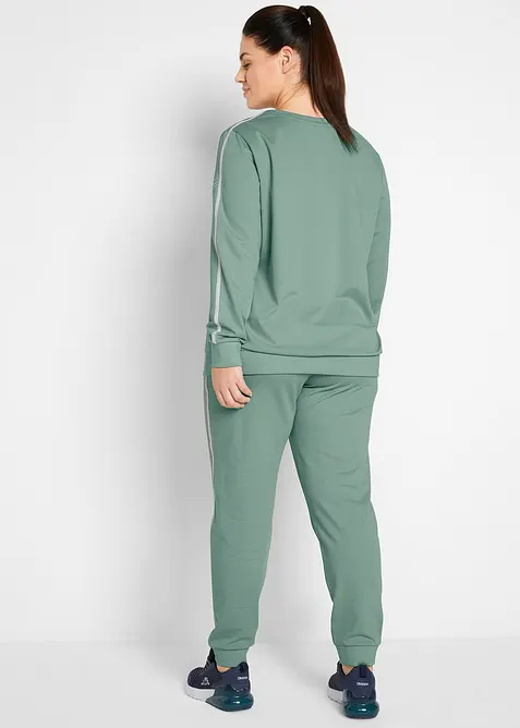 Tr&auml;ningsoverall i bomull (2-delat set), bonprix