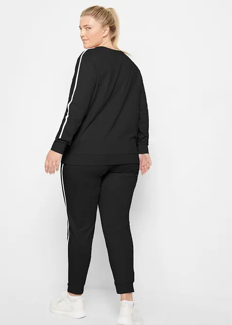 Tr&auml;ningsoverall i bomull (2-delat set), bonprix