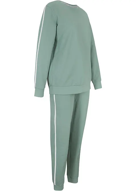 Tr&auml;ningsoverall i bomull (2-delat set), bonprix