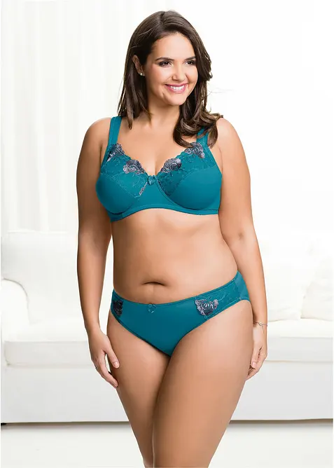 Trosa med broderi (2-pack), bonprix