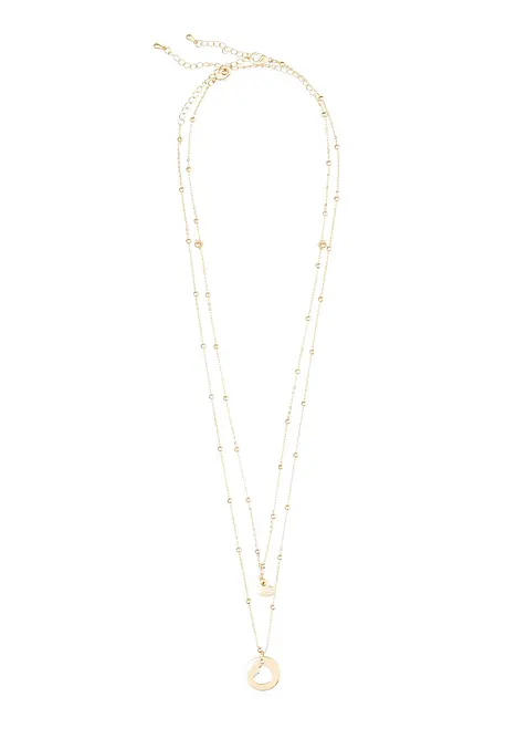 Set med halsband prytt med hjärthängen (2 delar), bonprix