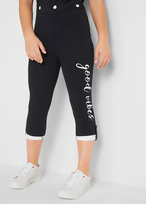 3/4-leggings med ekologisk bomull för barn, bonprix