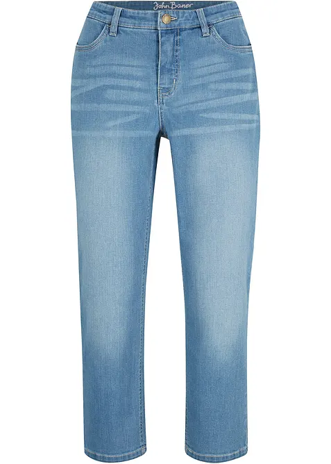 Bekvämt stretchiga 7/8-jeans, bonprix