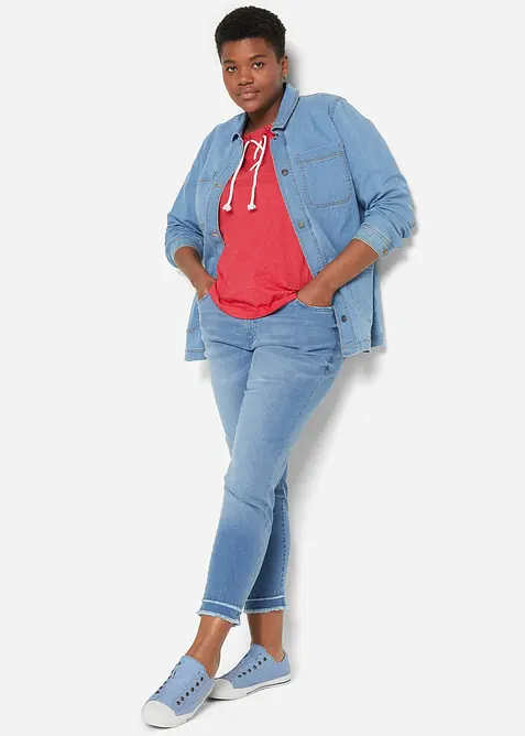 Ultra Soft Jeans i 7/8-längd, bonprix