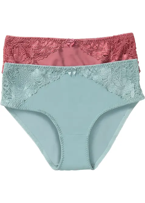 Maxitrosa med spets (2-pack), bonprix