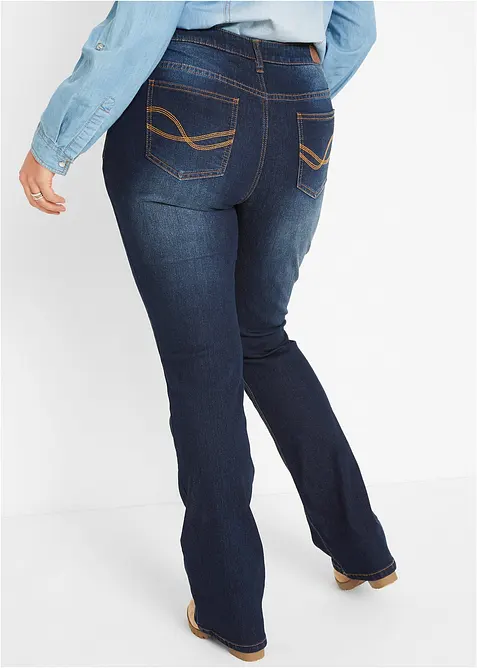 Bootcut jeans Mid Waist, Stretch, bonprix