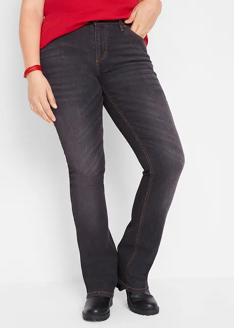 Bootcut jeans Mid Waist, Stretch, bonprix