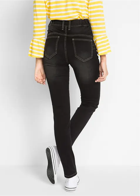 Highwaist-jeans i Slim Fit med Super Stretch, bonprix
