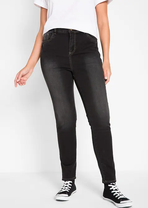 Highwaist-jeans i Slim Fit med Super Stretch, bonprix