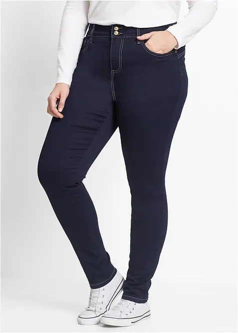 Highwaist-jeans i Slim Fit med Super Stretch, bonprix