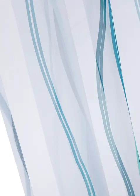 Gardin med vågmönster (1-pack), bonprix