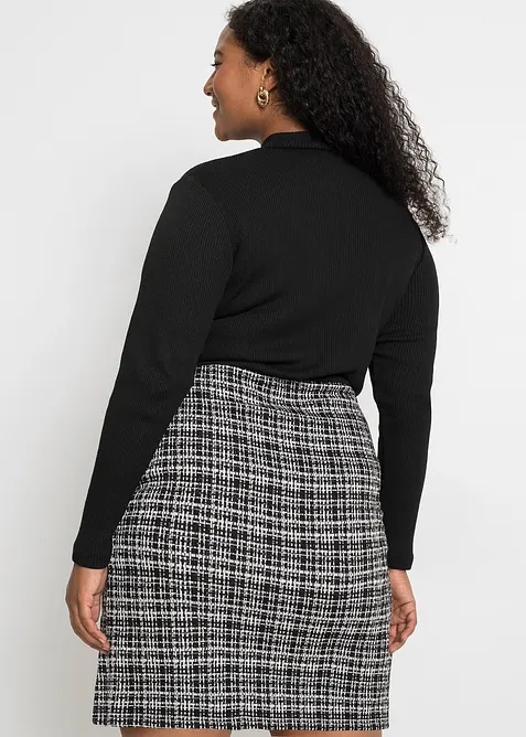 Miniklänning viskosmix med mjukt fall, bonprix