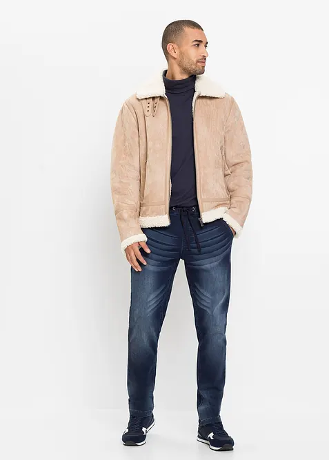 Trikåjeans, Slim Fit, Straight, bonprix