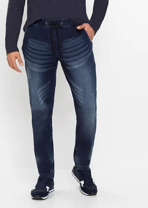 Trikåjeans, Slim Fit, Straight, bonprix