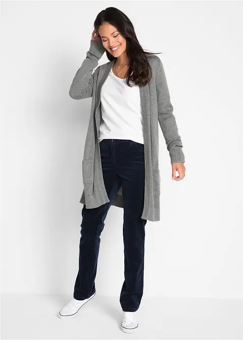 Figurn&auml;ra topp med l&aring;nga &auml;rmar, bonprix