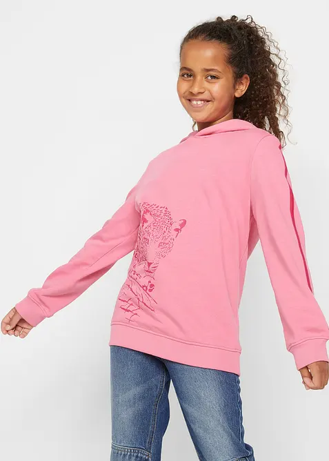 Luvtröja i ren ekologisk bomull för barn, bonprix