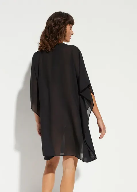 Strandtunika i tunn chiffong, bonprix