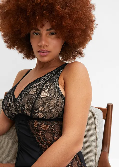 Body utan bygel med fin spets, bonprix