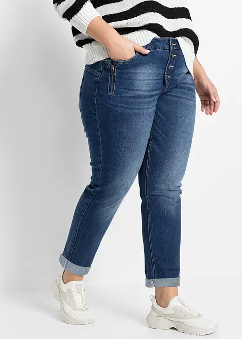 Boyfriend Jeans Mid Waist, bonprix