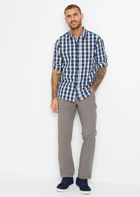 L&aring;ng&auml;rmad skjorta i bomull, bonprix