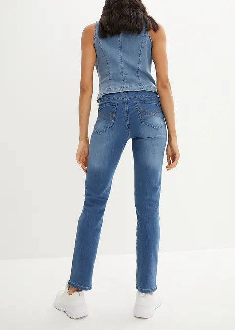 Stretchjeans Straight Mid Waist, bonprix