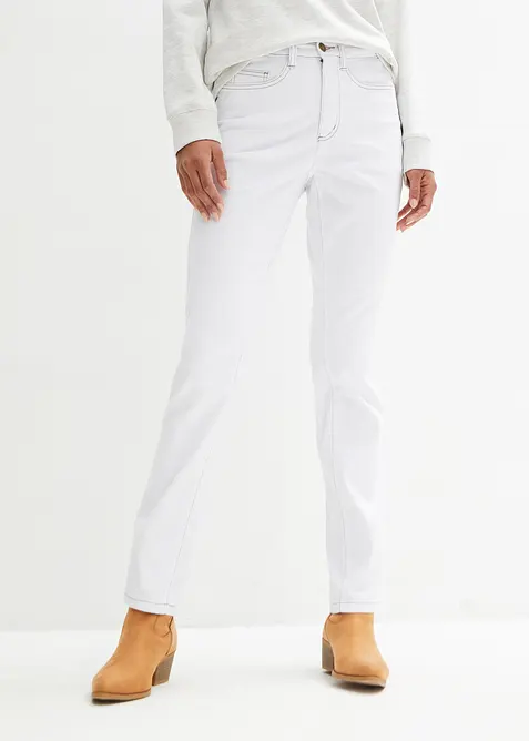 Stretchjeans Straight Mid Waist, bonprix