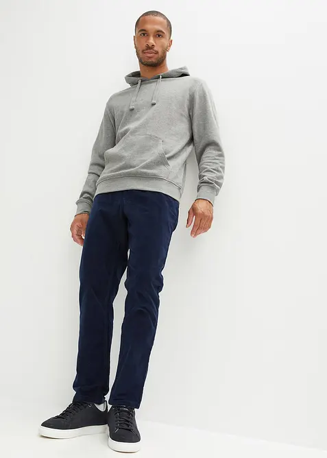 Dra-på-byxa i manchester, normal passform, raka ben, bonprix