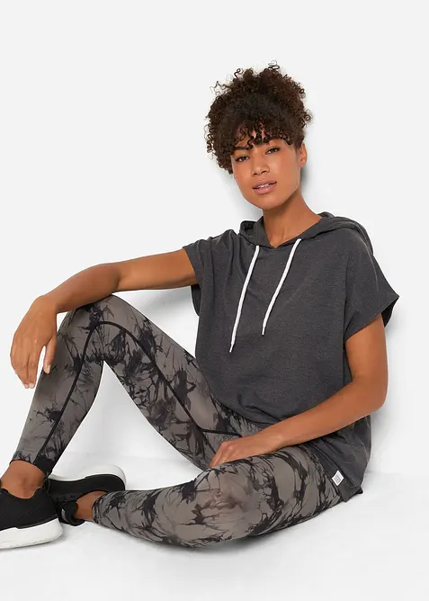 Oversizesweatshirt med huva, bonprix