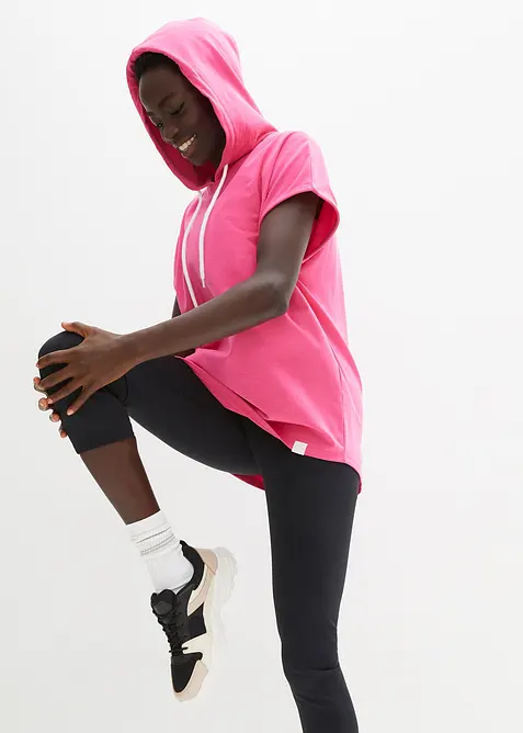 Oversizesweatshirt med huva, bonprix