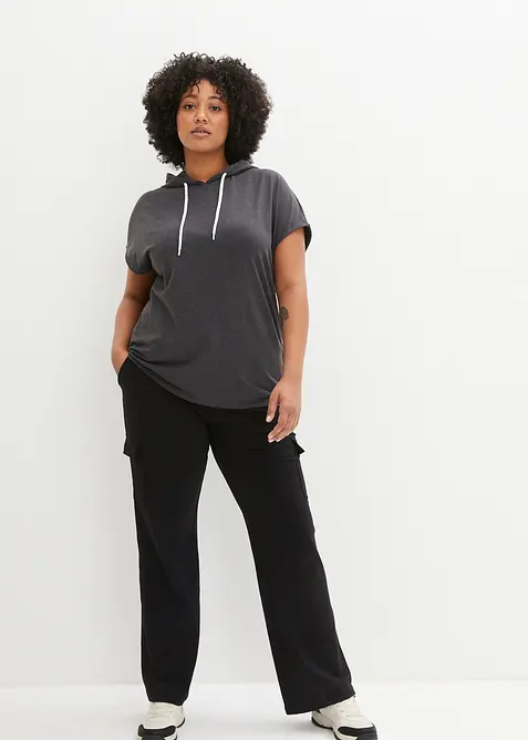 Oversizesweatshirt med huva, bonprix