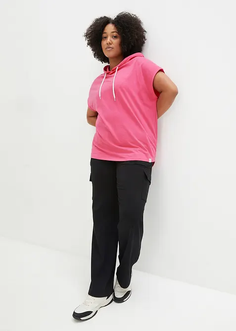 Oversizesweatshirt med huva, bonprix