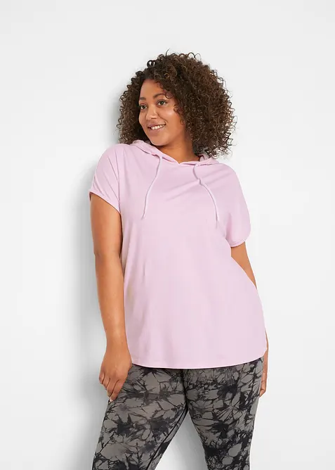 Oversizesweatshirt med huva, bonprix