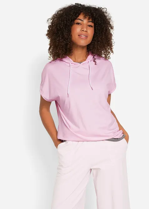 Oversizesweatshirt med huva, bonprix