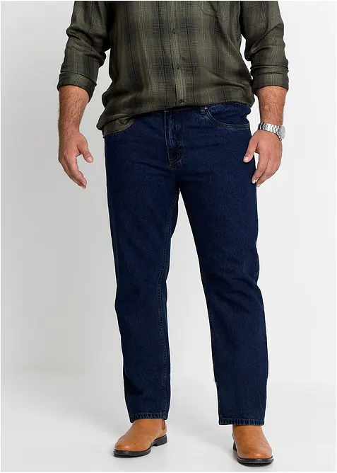 Classic Fit jeans med resår i sidan av midjan, Straight, bonprix