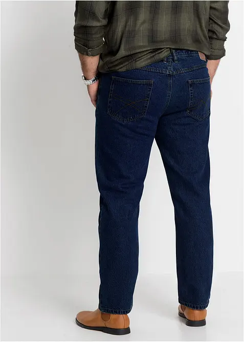 Classic Fit jeans med resår i sidan av midjan, Straight, bonprix
