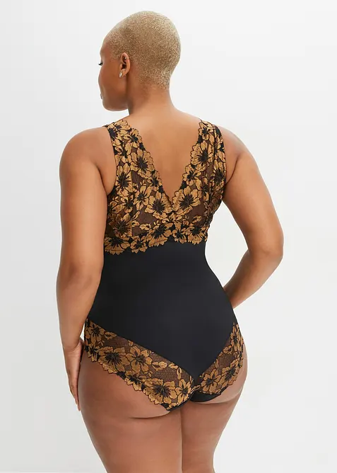 Body utan bygel med blommig spets, bonprix