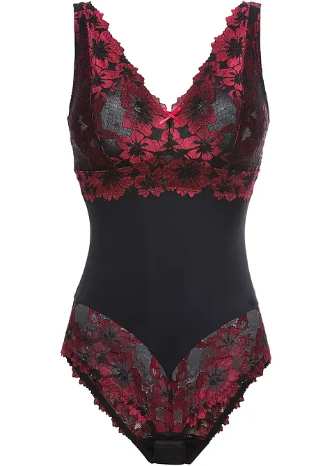 Body utan bygel med blommig spets, bonprix