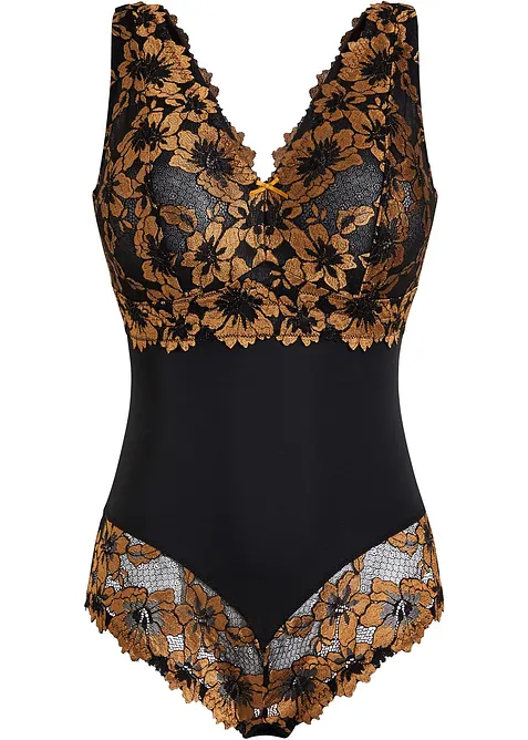 Body utan bygel med blommig spets, bonprix