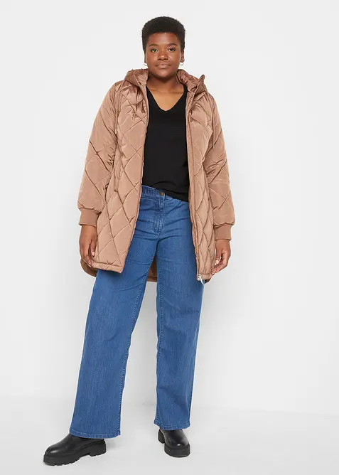 L&aring;ng&auml;rmad topp med ekologisk bomull, bonprix