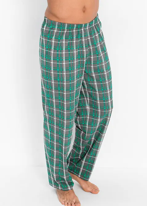 L&aring;ng&auml;rmad pyjamas i bomull, med l&aring;nga &auml;rmar, bonprix