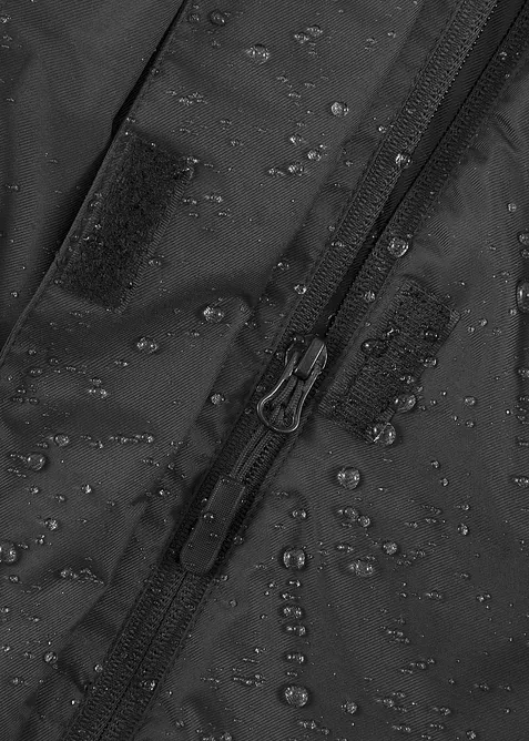 Vattentät funktionskappa med fuskpäls, bonprix